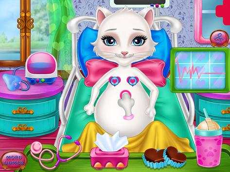Cat Gives Birth Games screenshot 2