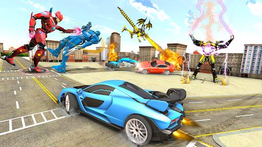 Car Robot Transformer Games 3D screenshot 2