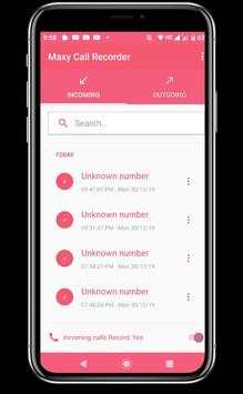 Maxy Call Recoder screenshot 3