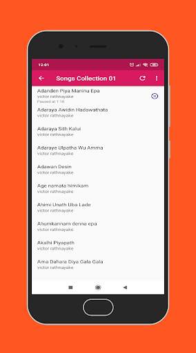 Victor Songs - Sinhala MP3 screenshot 4
