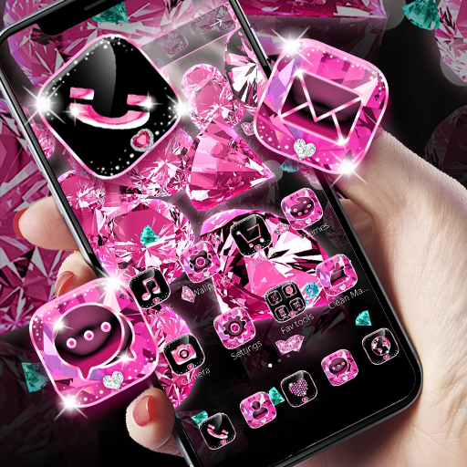 Pink Diamonds theme icon