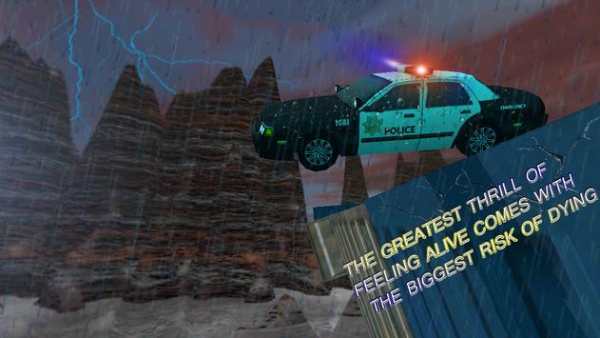 Police car impossible stunt tracks screenshot 4