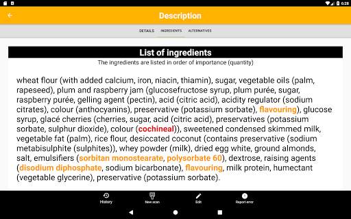 My Vegetarian Scanner screenshot 1