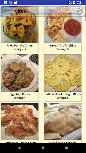 Chips Recipes – potato chips, crisps screenshot 1