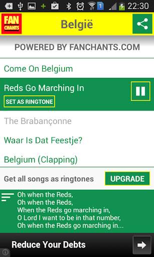 Belgium Football Songs 2014 screenshot 3