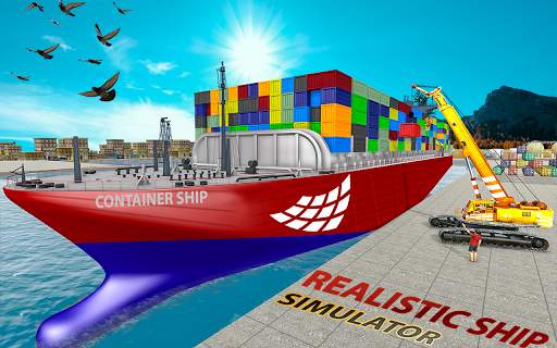 Cargo Ship Driving: Manual Crane Simulator 2020 screenshot 1