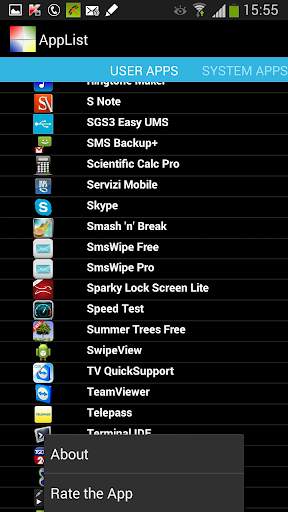 Apps Ordered Manager Free screenshot 1