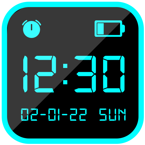 Digital Clock Live Wallpaper icon