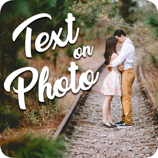 Text On photo: Text to photo And Photo text editor icon