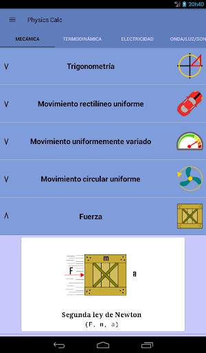 Fórmulas de Física - Physics Calc screenshot 9