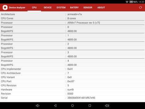 Device Analyzer screenshot 2