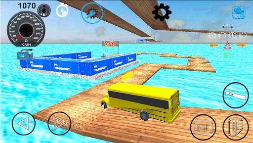 Bus driving simulator. Bus impossible stunts game screenshot 8