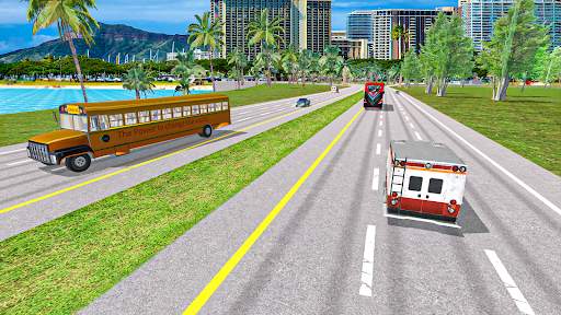 Modern School Bus Driving Sim screenshot 3