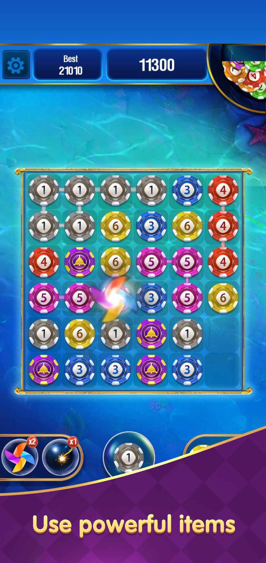 Ocean Chip World-Merge Game screenshot 5