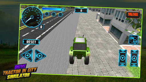 Drive Tractor in City Simulator screenshot 4
