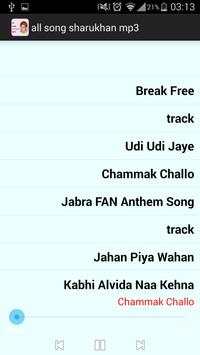 all song sharukhan mp3 screenshot 6