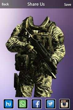 Soldier Photo Suit : Army Suit screenshot 6
