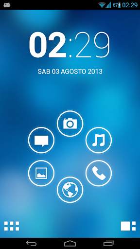 SL0 Theme for Smart Launcher screenshot 1