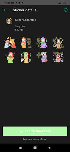 Stiker Lebaran Idul Fitri 2021 untuk WhatsApp screenshot 1