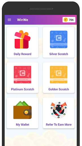 WinWe - Scratch and Win Cash screenshot 2