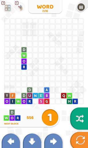 WordTet - Block & Word Puzzle Game screenshot 2