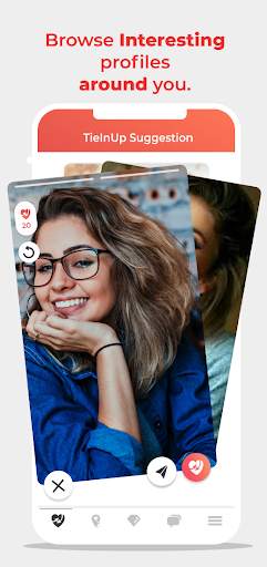 TieInUp Free Dating App, Connect Chat Meet & Love screenshot 1