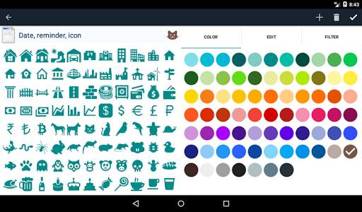 Notepad with folders - MyTreeNotes screenshot 9