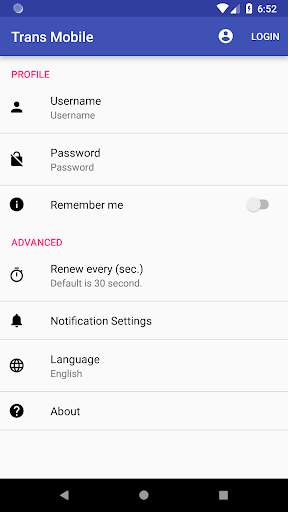 Trans Mobile screenshot 2