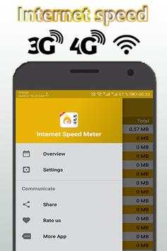 internet speed meter (3g 4g wifi) screenshot 2