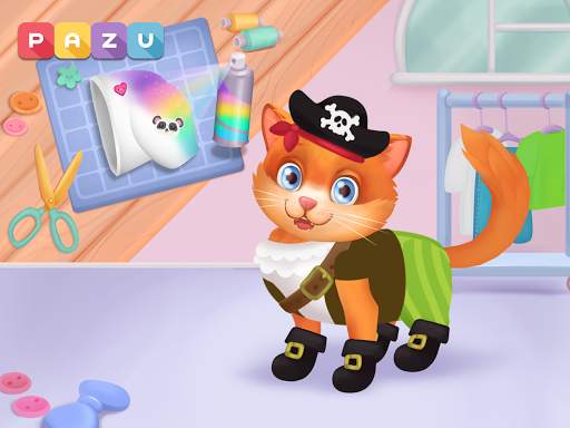 Cat game - Pet Care & Dress up Games for kids screenshot 7