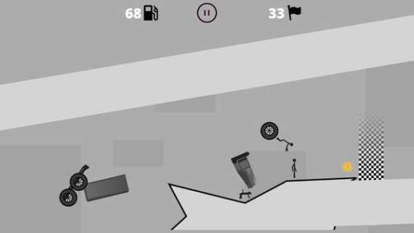 Stickman Destruction 5 road race draw line screenshot 2