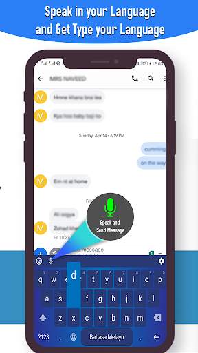 Malay Voice Keyboard screenshot 1