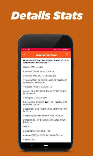 Free Fantasy Team screenshot 5