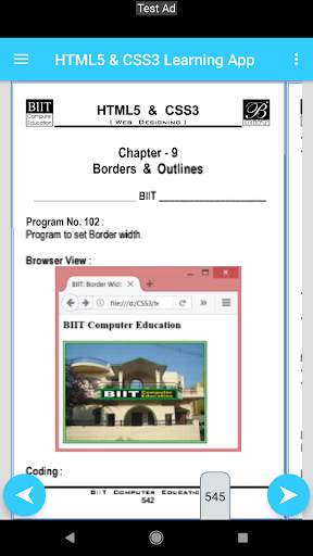 HTML5-CSS3 Training App (Offline)with 450 Programs screenshot 7