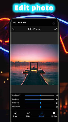 Neon Art: Brush Neon Colorful Light screenshot 5