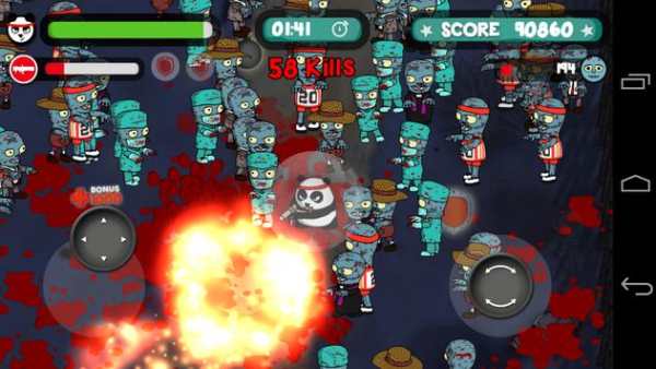 Panda vs Zombies screenshot 1