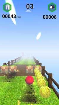 Crazy Ball Racing :3d Free Racing Game screenshot 1