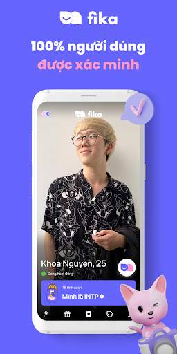 Fika – Chat, Hẹn hò, Kết bạn screenshot 1