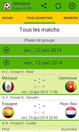 Jalvasco Coupe du Monde 2014 screenshot 3