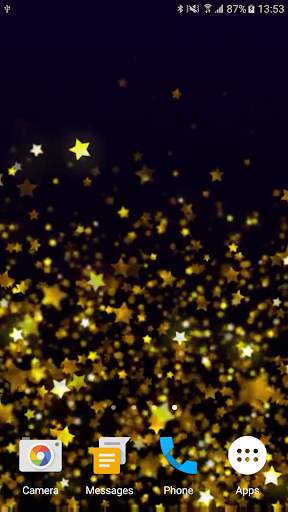 Gold Stars Live Wallpaper screenshot 8