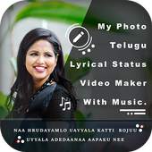 My Photo Telugu Lyrical Status Music Video Maker 3.0