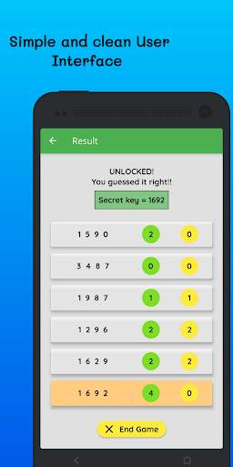 Unlock - Bulls & Cows game screenshot 3