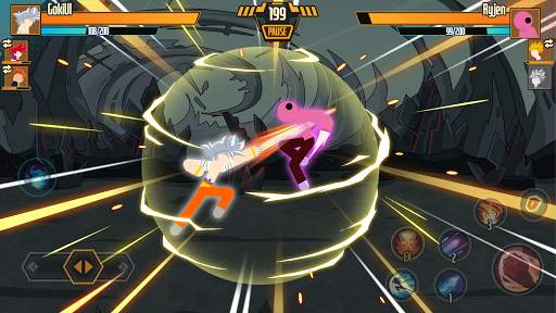 Stickman Dragon Fight - Super  screenshot 1
