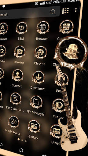 Guitar Demon Launcher Theme screenshot 2