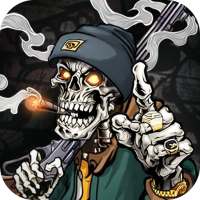 Graffiti Gun Skull Live Wallpapers logo