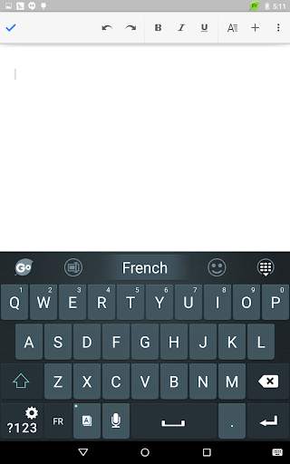 French Language - GO Keyboard screenshot 9