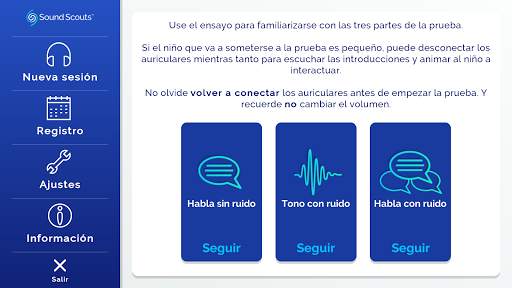 Sound Scouts - Prueba de audición screenshot 2