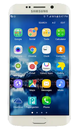 Launcher Galaxy J7 Theme स्क्रीनशॉट 3