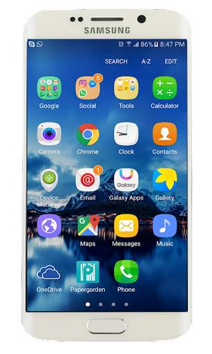Launcher Galaxy J7 Theme screenshot 3