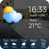 Weather &amp; Clock Widget icon